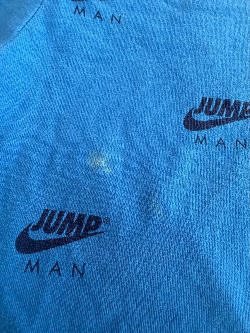 Nike Air Jordan Jumpman All Over Print T Shirt Blue Mens Size XL